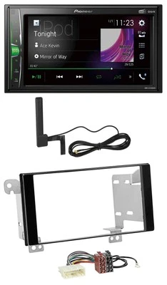 Pioneer MP3 DAB AUX 2DIN Bluetooth Autoradio für Subaru Forester Impreza XV ab 1 - Bild 1 von 4