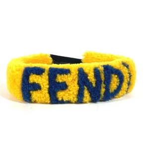 FENDI Eyewear Sunglasses Glasses Logo Strap Cord Holder yellow/blue Unused - Picture 1 of 8