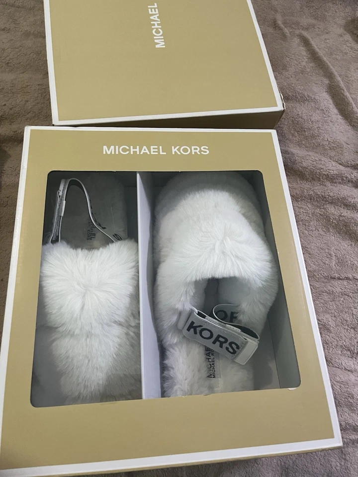 Michael Kors Women's Size 10 MK Logo Sandals and Slippers - Image 1 of 1