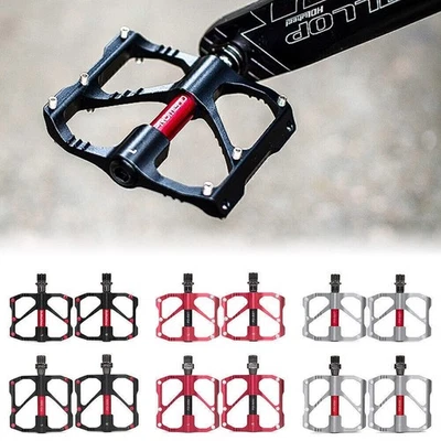 Bicicleta de Carretera MTB Pedales de Aluminio Ultraligeros Pedal Plano/Plataforma 3 Rodamientos Foto 1 de 4