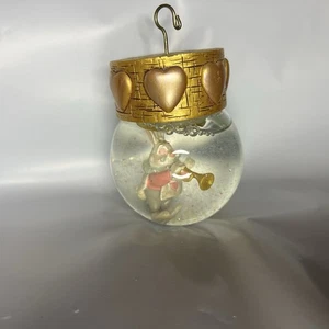 Disney Schneekugel Baum Ersatz Ornament Glitzerkugel weiß Hase - Bild 1 von 3