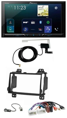 Pioneer 2DIN DAB USB MP3 Bluetooth Autoradio für Hyundai H1 08-15 Aux-Eing. USB - Bild 1 von 4