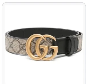 Gucci GG Marmont Gürtel 90cm Neu Damen Leder Ebony/ Black - Bild 1 von 5