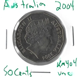 Moneda Australia 50 Céntimos 2004 KM404 - Imagen 1 de 4
