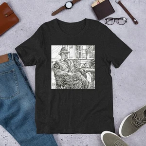 Camiseta Unisex - EDGAR LEE MASTERS Tinta Retrato - Ropa Camisa Cuchara Río - Imagen 1 de 6