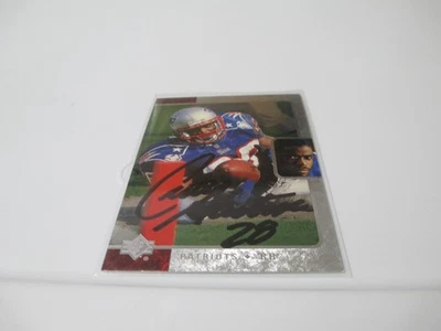 1996 Upper Deck Curtis Martin New England Patriots Autographed Football Card - Image 1 of 2