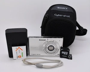 Sony Cyber-Shot DSC-W330 Silver 14.1MP 4X Zoom Digital Camera – TESTED WORKING - Picture 1 of 11