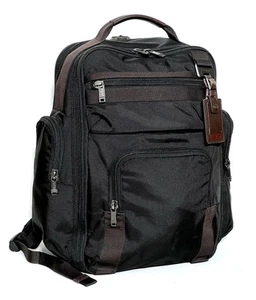 TUMI # 69382HK0 Alpha Brief Pack Handgepäck Laptop schwarz Rucksack 17" Nylon EUC - Bild 1 von 15
