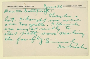 1936 AUTOGRAPH NOTE by Occultist & Author WILLIAM SEABROOK - concept of Zombies - Picture 1 of 2