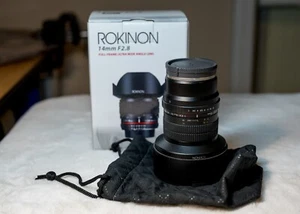 Rokinon 14mm F2.8 Super Wide Angle Lens for Sony E-Mount - Model FE14M-E - Bild 1 von 5