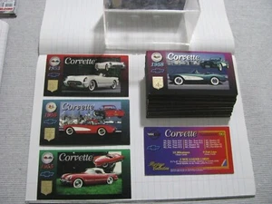 Corvette Heritage collection complete 90 Card Trading Card Set Collect a Card - Bild 1 von 2