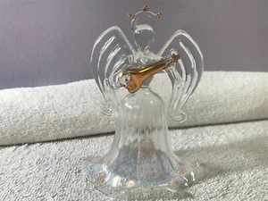 Statuina angelo di Natale o albero di piume topper Lenox 4 1/2" CH3587 - Foto 1 di 8