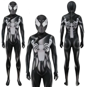 Spider-Women Venom Symbiote Bodysuit Spider-Girl Cosplay Costume Suit Halloween - Picture 1 of 21
