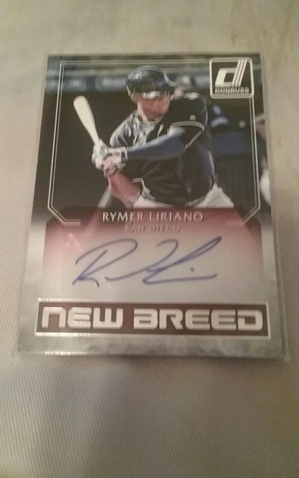 Donruss Rymer Liriano 2016 automático nueva raza #NbrL--SP Angels/Brewers Foto 1 de 2