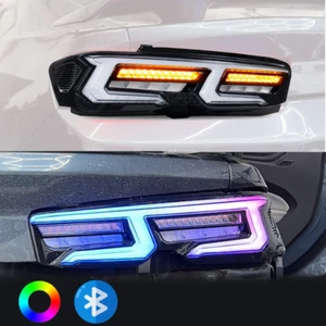 2019-24 Camaro RGB Flow Next-Gen Smoked Sequential LED Tail Lamps 20 21 22 23 - Picture 1 of 11