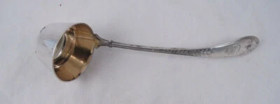 GORHAM PALM STERLING SILVER BUCKET CREAM LADLE - Imagem 1 de 4