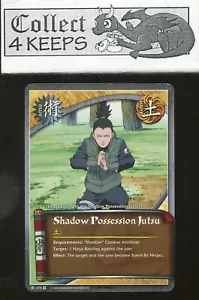 Shonen Jump Naruto CCG Shadow Possession Jutsu 375 1° Edizione Near Mint - Foto 1 di 2