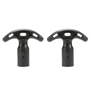 2PCS Boat PP Dinghy Surfboard Paddle Handle 28MM Canoe Oar Grip Kayak Accessory - Picture 1 of 8