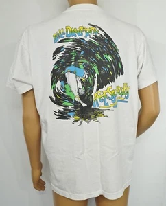 Rara maglietta vintage Bill Danforth accessori skateboard skate vert anni 80 XL - Foto 1 di 19
