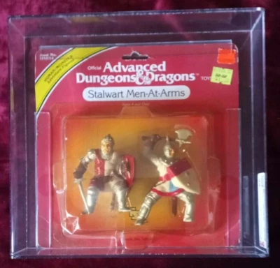 Advanced Dungeons & Dragons Stalwart Men-At-Arms LJN 1983 GRADED 60 by CAS! - Image 1 of 4