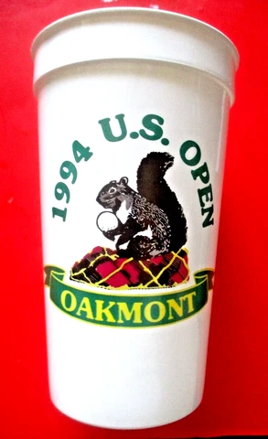 vtg - 1994 U.S. OPEN - Plastic Drink Beer Cup - Oakmont CC - PGA Tour Golf Cover