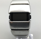 red d or - Nike D Line Watch Black Red Silver Tone BROKEN FOR PARTS OR REPAIR 6.75