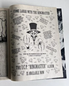 ICP OG Comic 1994 Ringmaster Ad Wicked Clownz Insane Clown Posse Twiztid Esham - Imagen 1 de 17