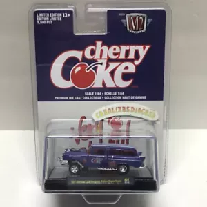 M2 Machines Cherry Coke 1957 Chevrolet 150 Handyman Station Wagon Gasser A07 - Picture 1 of 4