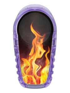 Aufkleber Sticker für Dexcom G6 Sensor 2x Flammen myDili Diabetes-Zubehör - Bild 1 von 1