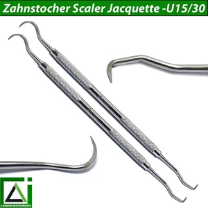 X2 Zahnreinigung Hygiene Jacquette Scaler U15/30 Zahnkratzer Zahnsteinentferner - Picture 1 of 6