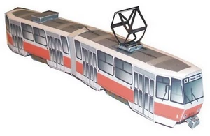 Straßenbahn Brandenburg! Kartonmodell !Bausatz! Bastelbogen! - Bild 1 von 13