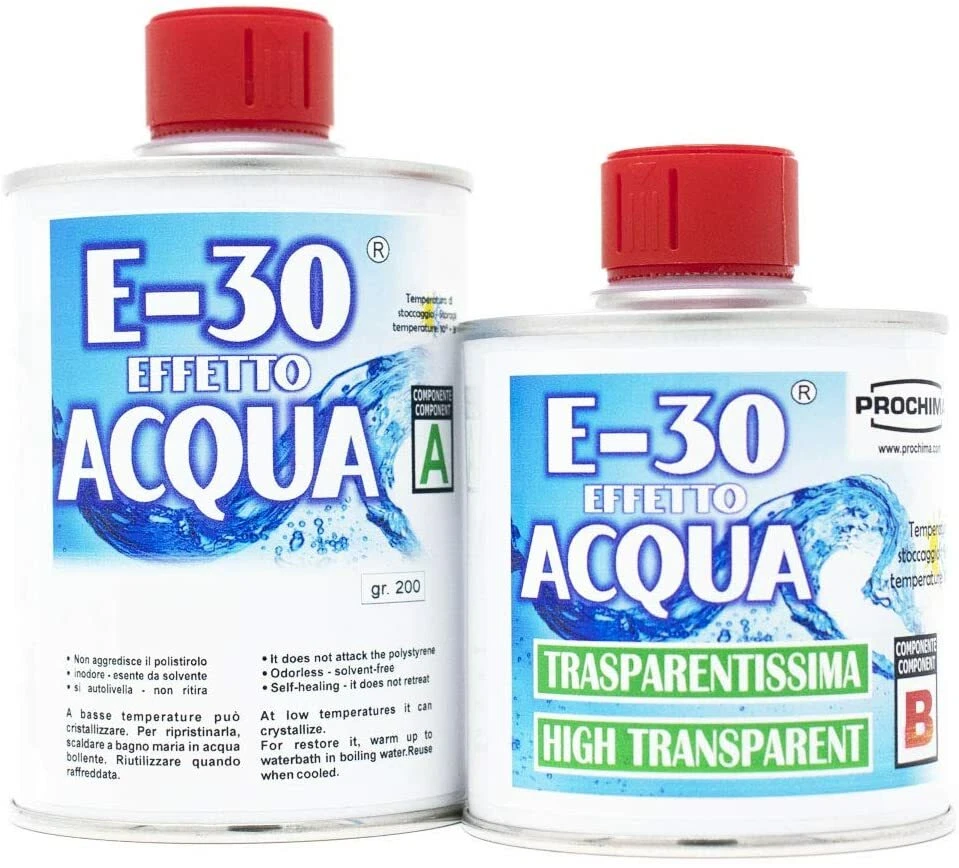 Résine époxy Transparent, et 30 effet eau a + b 320 gr - Photo 1/1