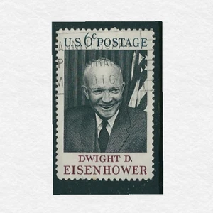 1969 - United States Dwight D Eisenhower 6c Stamp Used SG#US 1371 - Picture 1 of 1