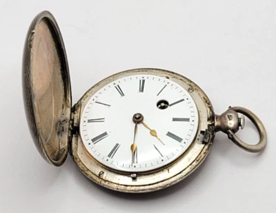 Extremely Rare Antique 1800's Tiny Fusee pocket watch AS IS for restoration - Image 1 of 4