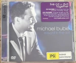 Michael Bublé – Caught In The Act (CD & DVD OZ 2006 VG+/VG+) Jazz - Picture 1 of 4
