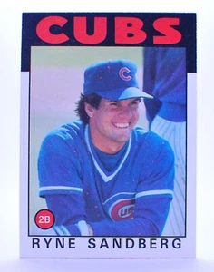 1986 Topps Baseball #690 Ryne Sandberg UER No Topps Logo - Picture 1 of 2