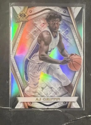 2021-22 Bowman University AJ Griffin Bowman Invicta Refractor card # BI-7 - Image 1 of 2