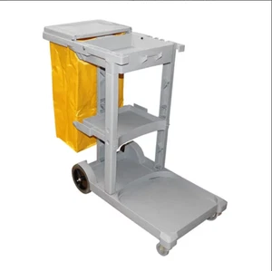 Ultimate Janitor's Trolley: Efficiency, Organization, and Mobility Combined! - Picture 1 of 1
