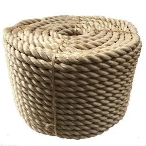 Cuerda de sisal sintética de 40 mm de espesor de alta resistencia trenzada trenzada para jardín cable de cubierta - Imagen 1 de 2