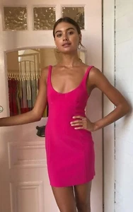 Bec & Bridge amelie mini dress in magenta, size AU 8 / US 4 - Picture 1 of 13