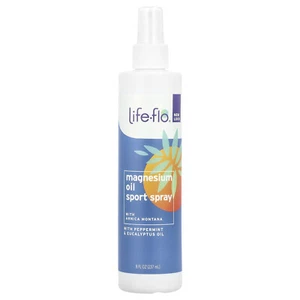 Life Flo Health Magnesium Oil Sport Spray 8 fl oz 237 ml Not Tested on Animals - Picture 1 of 2
