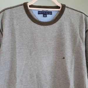 ** Tommy Hilfiger Herren T-Shirt braun weiss gestreift Gr. L Topzustand ** - Bild 1 von 6