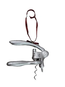 Kurt S Adler Wein Trinkkenner Korkenzieher Flaschenöffner Ornament Weihnachten - Bild 1 von 9