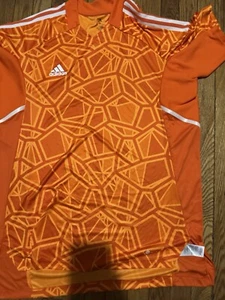 Adidas Goalkeeper Condivo 22 Short Sleeve Jersey (Orange) Mens XL - Picture 1 of 4