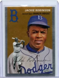 2023 Topps Chrome Platinum Jackie Robinson Brooklyn Dodgers #426 💥🎯 Mint - Picture 1 of 2