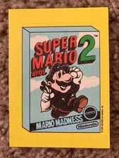 1989 Topps Nintendo Of America Super Mario Bros 2 Sticker Trading Card #1