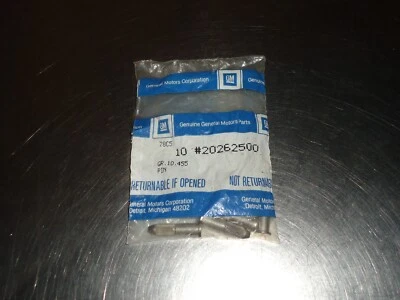 10) New NOS GM Door Lower Hinge Pin 20262500 Chevrolet Chevy Camaro Blazer Truck - Image 1 of 2