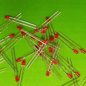 3mm LED 12 Volt RED x 10pcs LEDS Kingbright L-7104ID-12V High Efficiency 20mcd