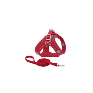 BAUMOOD Set di imbracatura e guinzaglio per cani ROSSO TAG.L - Foto 1 di 1