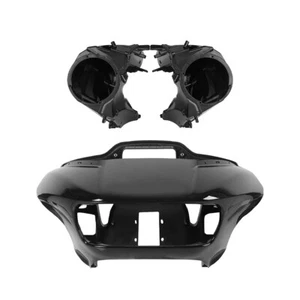 Inner+Outer Headlight Fairing Speaker Covers Fit For Harley Road Glide 2015-2023 - Picture 1 of 12